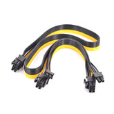 Pci E 8 Pin 6+2 2x Pci-e Ekran Kartı Power Çoklayıcı Kablosu